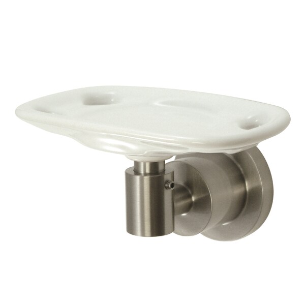 Toothbrush W/ Tumbler Holders, Brushed Nickel